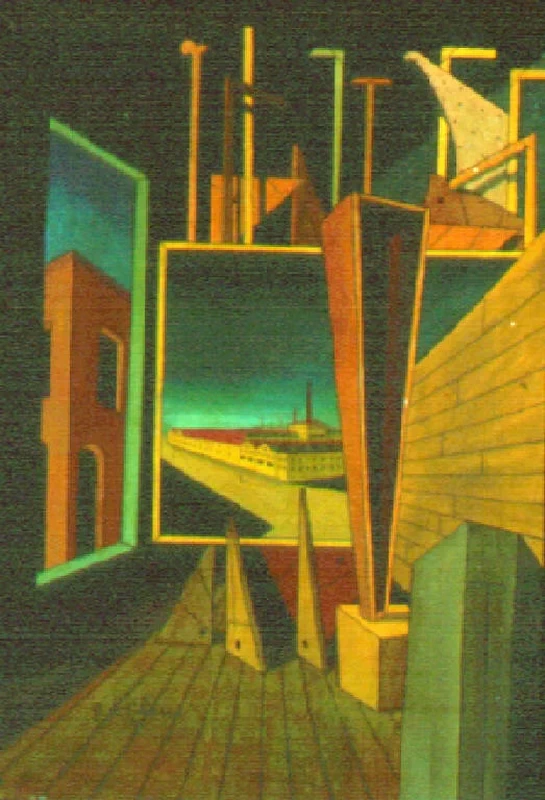 Giorgio De Chirico - Composizioni di forme geometriche e fabbrica, Musei Civici di Arte e Storia, Brescia